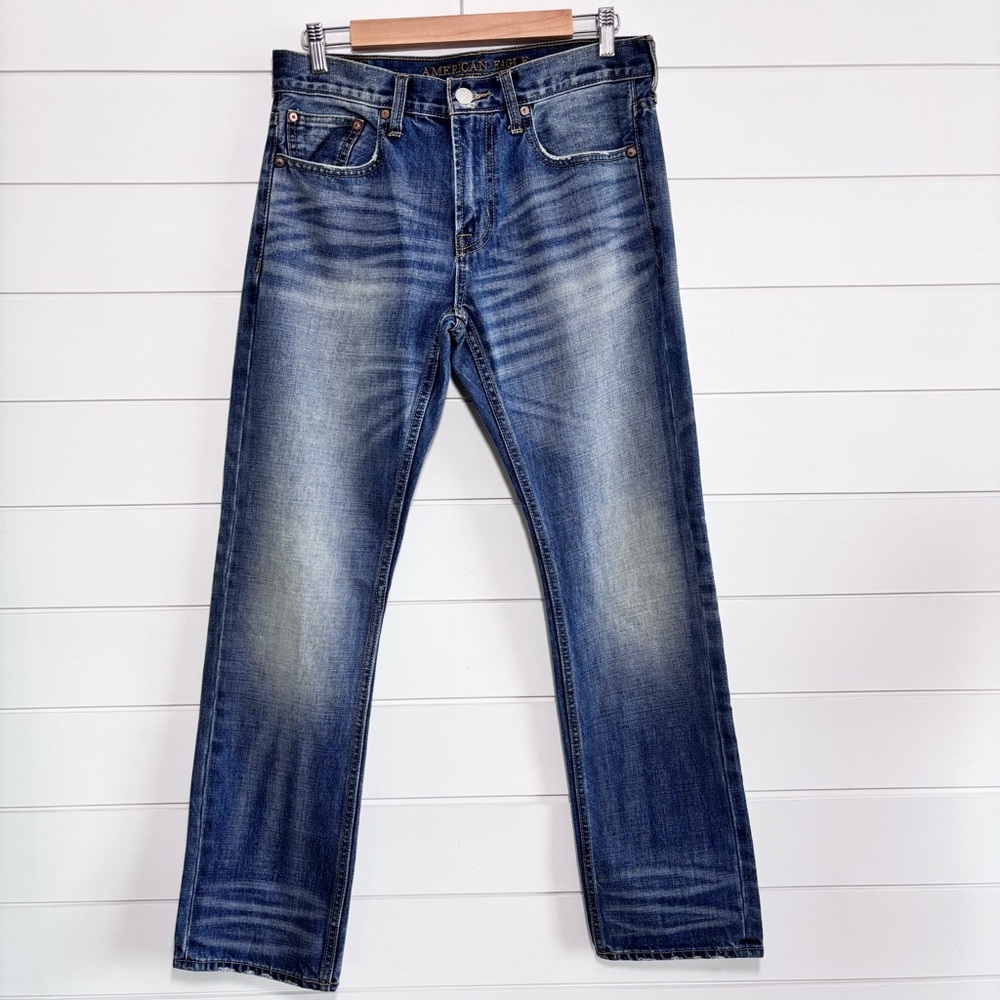 American Eagle Outfitters Slim Straight Blue Jeans Size31x32